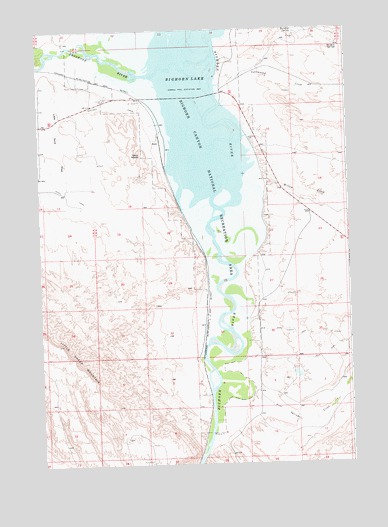 Kane, WY USGS Topographic Map
