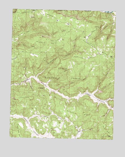 Bancos Mesa, NM USGS Topographic Map