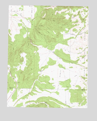 Kane Canyon, UT USGS Topographic Map