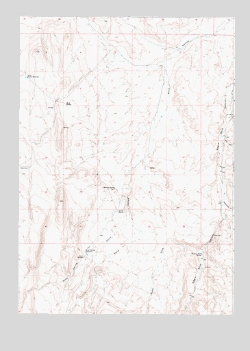 Kane Spring Gulch, OR USGS Topographic Map
