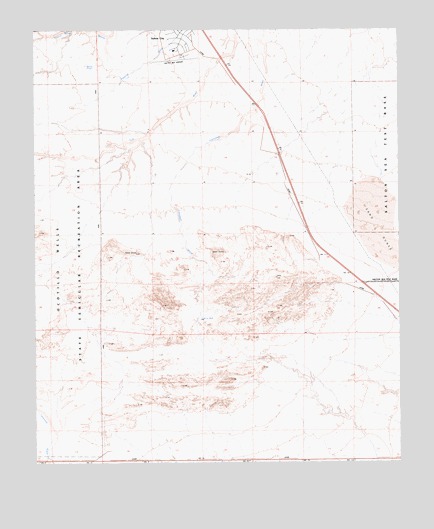 Kane Spring NW, CA USGS Topographic Map