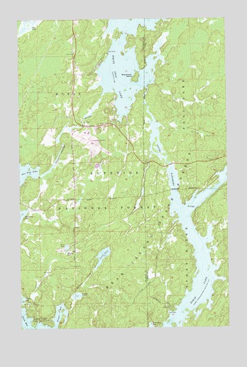 Kangas Bay, MN USGS Topographic Map