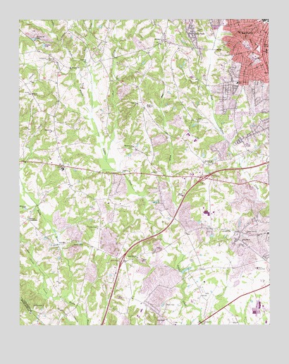 Kannapolis, NC USGS Topographic Map