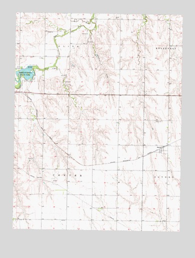 Kanona, KS USGS Topographic Map