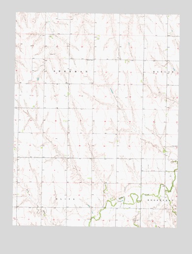 Kanona NW, KS USGS Topographic Map