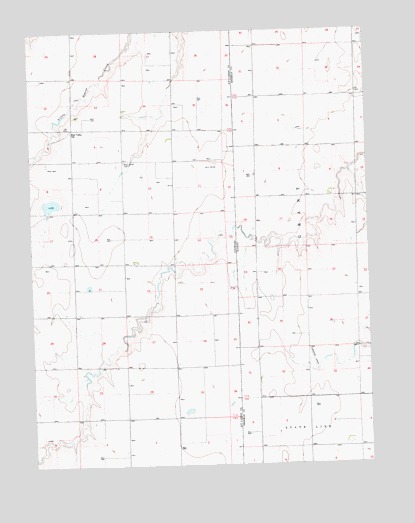 Kanorado NE, KS USGS Topographic Map