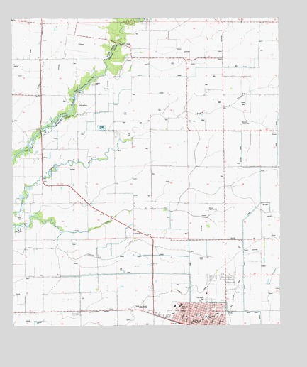 Kaplan North, LA USGS Topographic Map