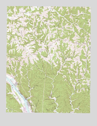 Bancroft, WV USGS Topographic Map