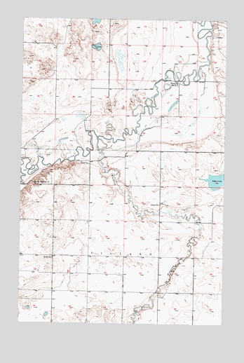 Karlsruhe NE, ND USGS Topographic Map