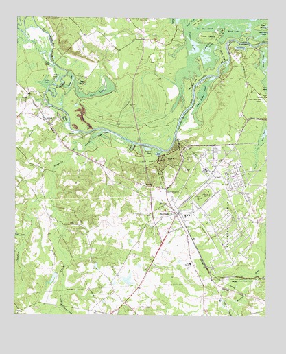 Karnack, TX USGS Topographic Map