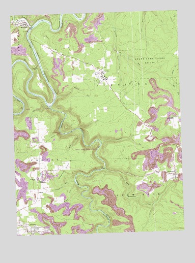 Karthaus, PA USGS Topographic Map