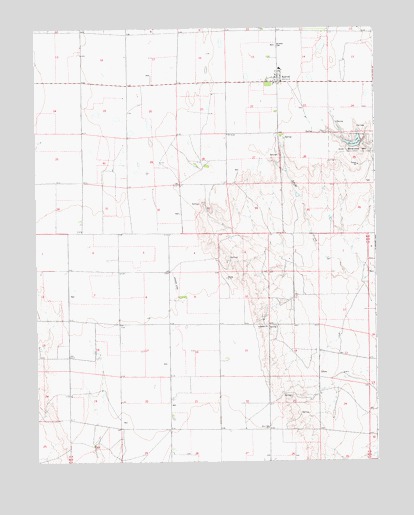 Karval, CO USGS Topographic Map