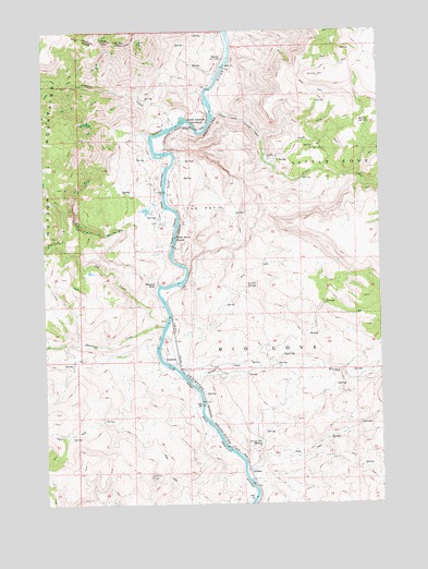 Kaskela, OR USGS Topographic Map