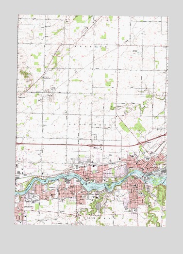 Kaukauna, WI USGS Topographic Map