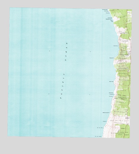 Kauluoa Point, HI USGS Topographic Map
