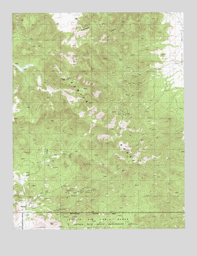 Kawich Peak, NV USGS Topographic Map