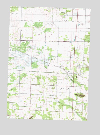 Bancroft, WI USGS Topographic Map