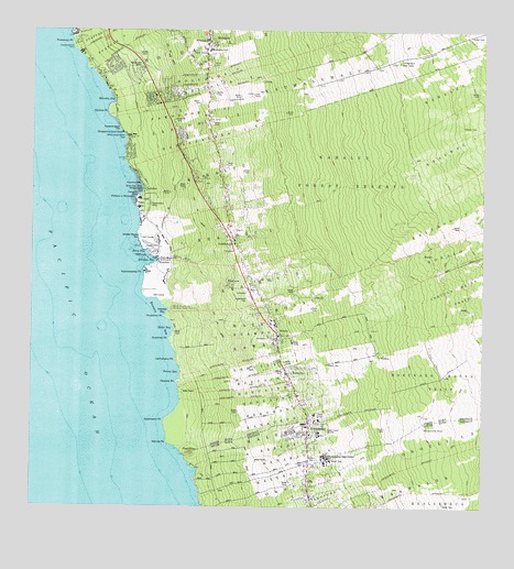Kealakekua, HI USGS Topographic Map