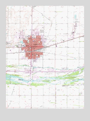 Kearney, NE USGS Topographic Map
