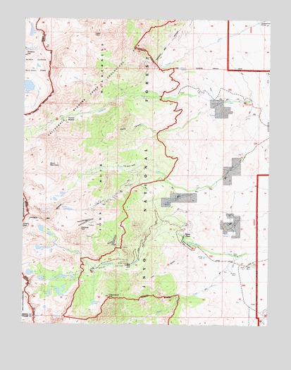 Kearsarge Peak, CA USGS Topographic Map