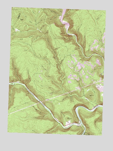 Keating, PA USGS Topographic Map