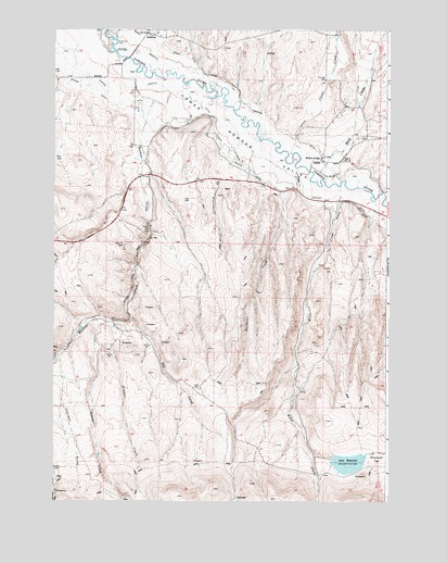 Keating, OR USGS Topographic Map