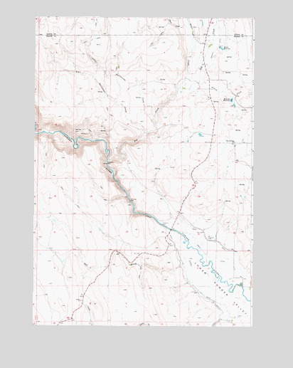Keating NW, OR USGS Topographic Map