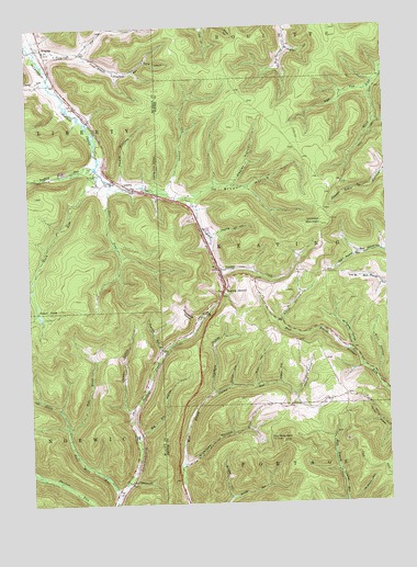 Keating Summit, PA USGS Topographic Map