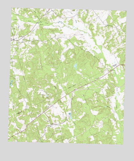 Keechi, TX USGS Topographic Map
