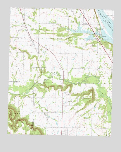 Keefton, OK USGS Topographic Map