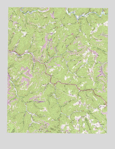 Keen Mountain, VA USGS Topographic Map
