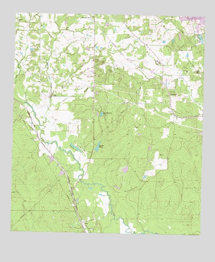 Keenan, TX USGS Topographic Map