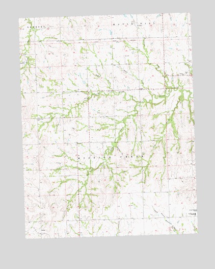 Keene, KS USGS Topographic Map