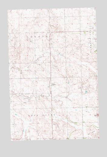 Keene, ND USGS Topographic Map