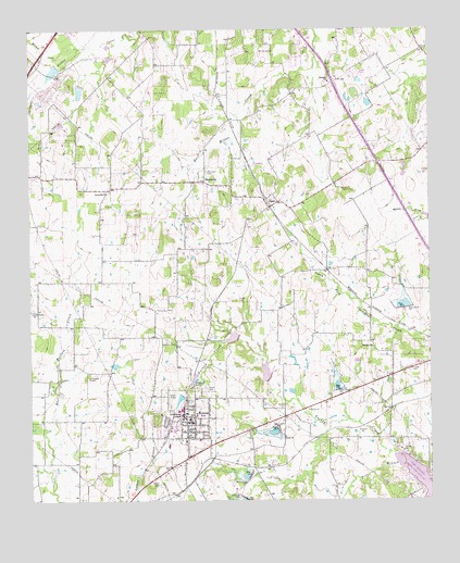 Keene, TX USGS Topographic Map