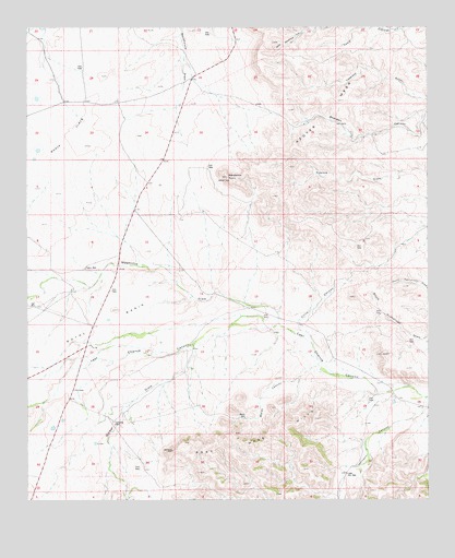 Bandanna Point, NM USGS Topographic Map