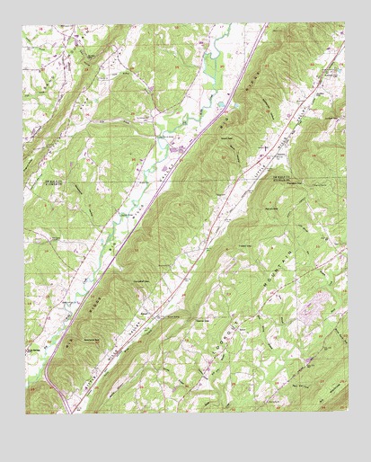 Keener, AL USGS Topographic Map