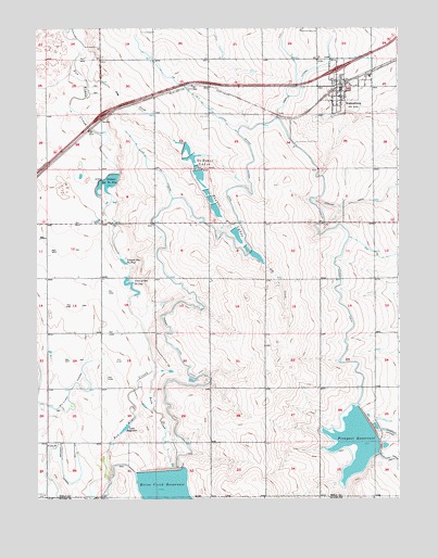 Keenesburg, CO USGS Topographic Map