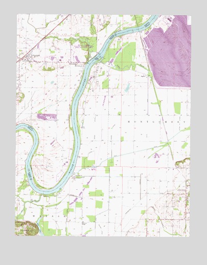 Keensburg, IL USGS Topographic Map