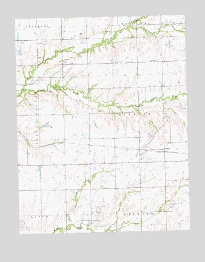 Keighley, KS USGS Topographic Map