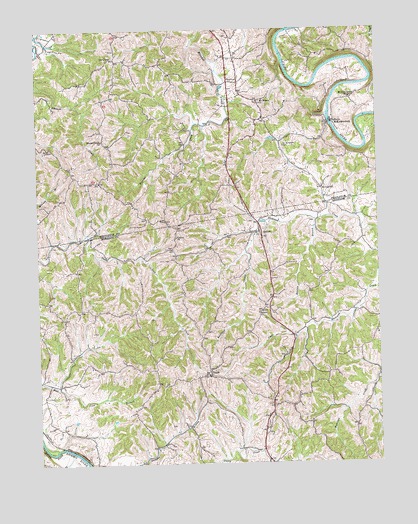 Kelat, KY USGS Topographic Map