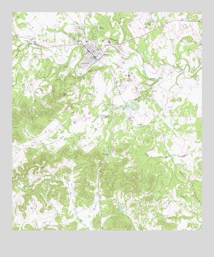 Bandera, TX USGS Topographic Map