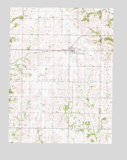 Kellerton, IA USGS Topographic Map