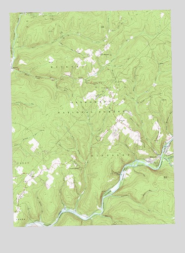 Kellettville, PA USGS Topographic Map