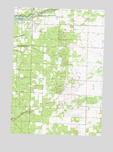 Kellner, WI USGS Topographic Map