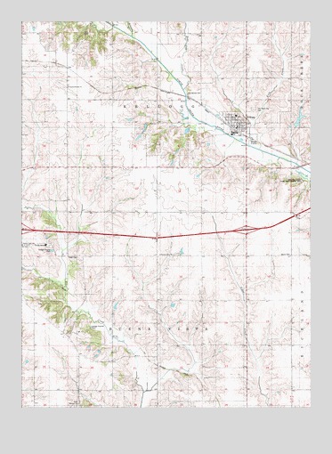 Kellogg, IA USGS Topographic Map