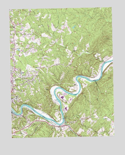 Kelly, VA USGS Topographic Map