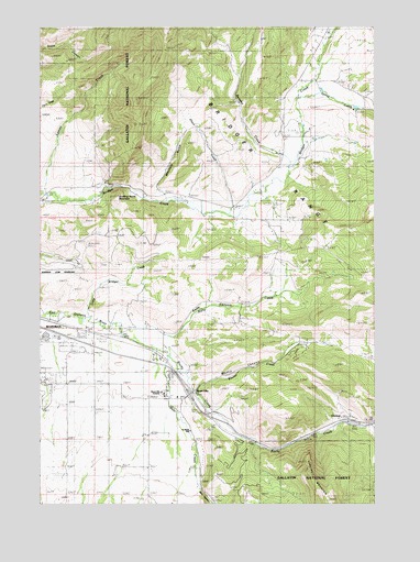 Kelly Creek, MT USGS Topographic Map