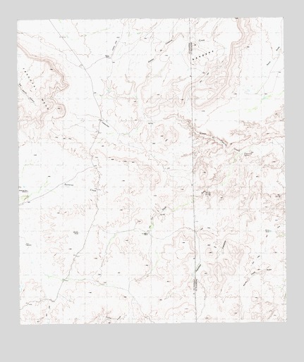 Bandera Mesa South, TX USGS Topographic Map