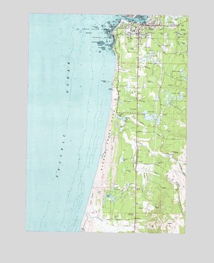 Bandon, OR USGS Topographic Map